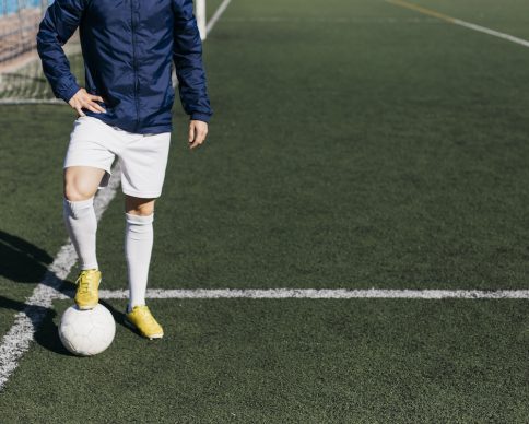 football-player-field