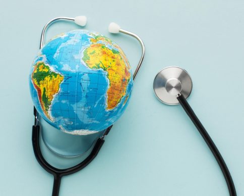 top-view-glove-with-stethoscope